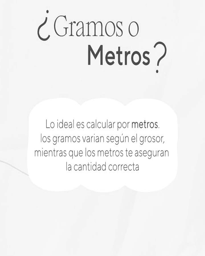 gramos o metros