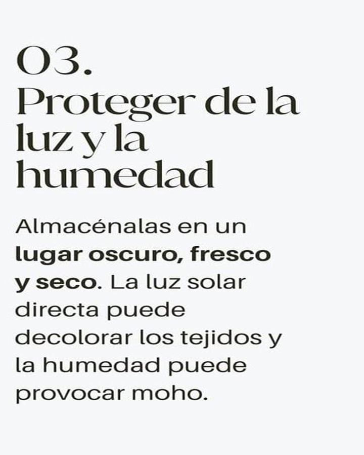 proteger de luz y humedad
