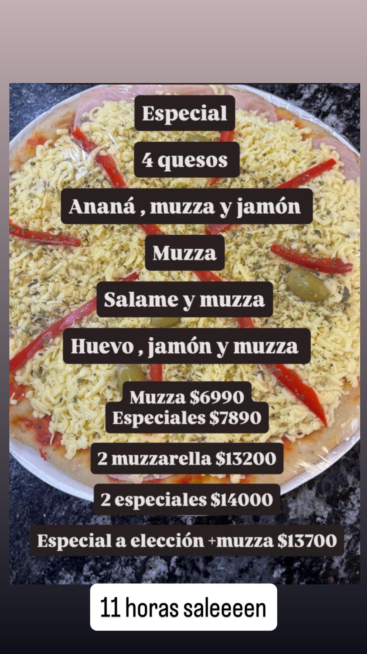 pizzas